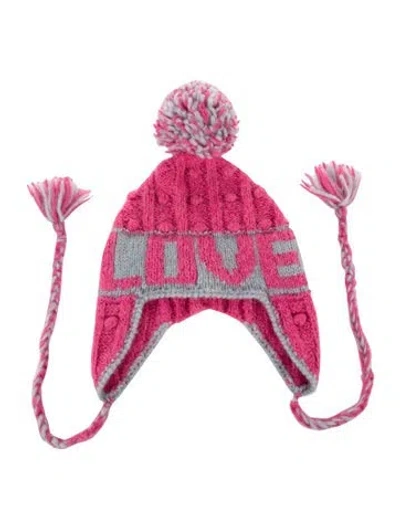 Pre-owned Loveshackfancy Alpaca-wool Blend Knit Hat In Multi