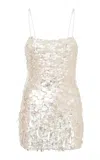 Loveshackfancy Aluria Sequined Mini Dress