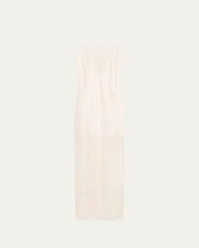 Loveshackfancy Amarissa Lace Slip Dress In Neutral