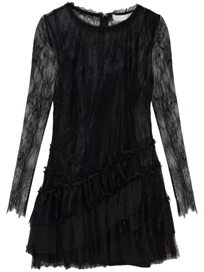 Loveshackfancy Amberleigh Mini Dress In Black