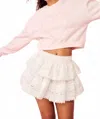 Loveshackfancy Aneria  Heart Pullover In Pink