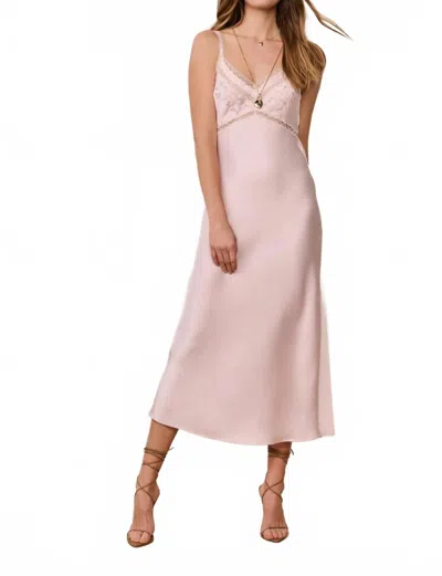 Loveshackfancy Annabeth Midi Dress In Pink