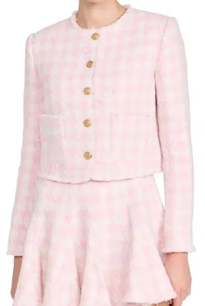 Loveshackfancy Antoine Jacket In Rose Quartz In Pink