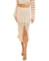 Loveshackfancy Arbor Midi Skirt In Brown