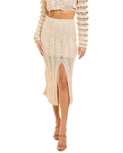 LOVESHACKFANCY LOVESHACKFANCY ARBOR MIDI SKIRT