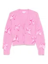 Loveshackfancy Ashtan Alpaca Bow-embellished Cardigan