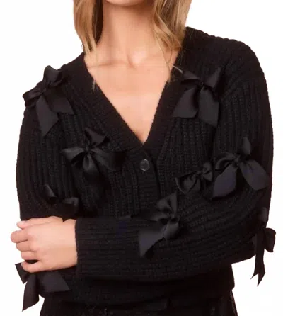 Loveshackfancy Ashtan Cardigan In Black