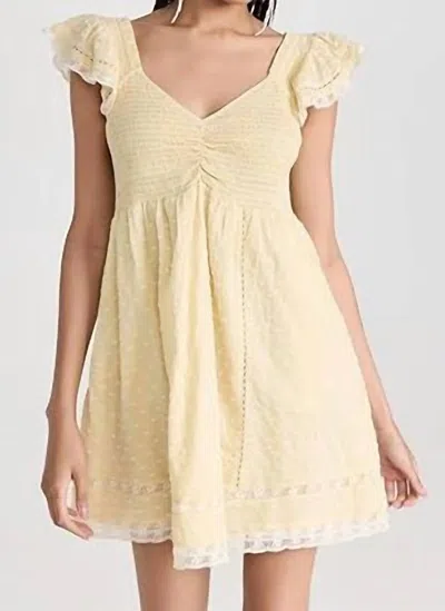 Loveshackfancy Athalia Dress In Gilded Yellow