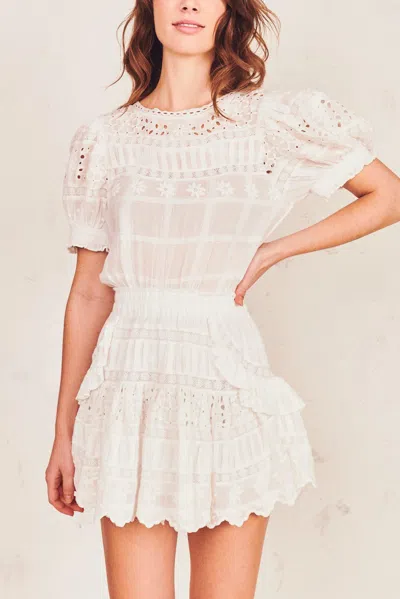 Loveshackfancy Augustine Dress White In Neutral