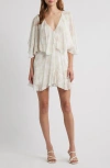 Loveshackfancy Avaline Ruffled Floral-print Dress In White