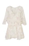 Loveshackfancy Avaline Ruffled Mini Dress In Multi