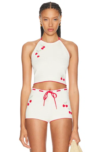 Loveshackfancy Avanyah Top In White