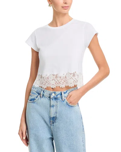 Loveshackfancy Avelina Tee In White