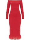 Loveshackfancy Avelle Dress In Red