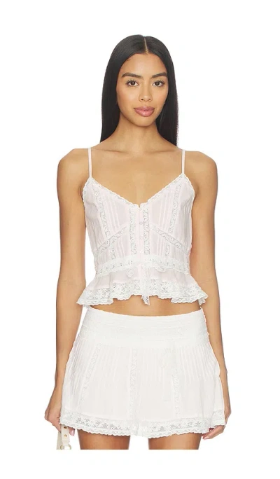 Loveshackfancy Avra Top In Pink