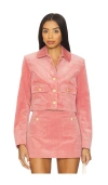 Loveshackfancy Aylin Jacket In Pink