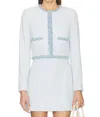 Loveshackfancy Azula Jacket In Wild River In Blue