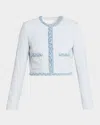 Loveshackfancy Azula Jacket In Blue