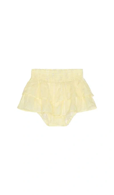 Loveshackfancy Baby Elizaveta Bloomer In Yellow