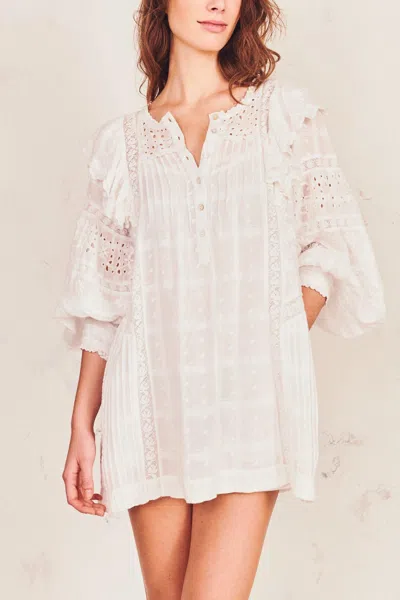 Loveshackfancy Baxter Dress White
