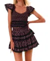 Loveshackfancy Beaming Top In Pink Noir In Multi