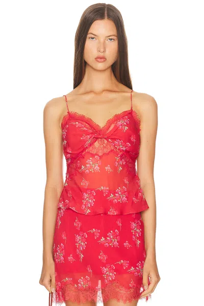 Loveshackfancy Belfast Top In Red