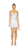 Loveshackfancy Beliona Dress Amethyst Sky In Multi