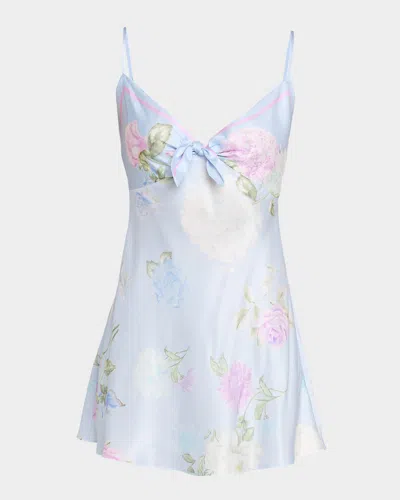 LOVESHACKFANCY BELIONA FLORAL MINI DRESS