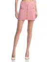 Loveshackfancy Berritt Cashmere & Wool Skirt In Pink
