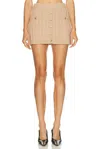 Loveshackfancy Berritt Skirt In Neutral