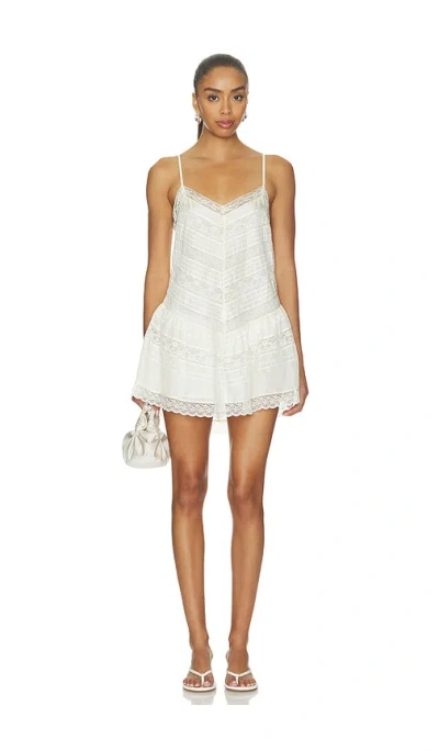 Loveshackfancy Bessette Dress In White