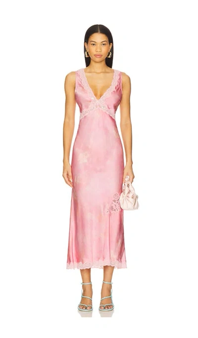 Loveshackfancy Kleid Bier In Pink