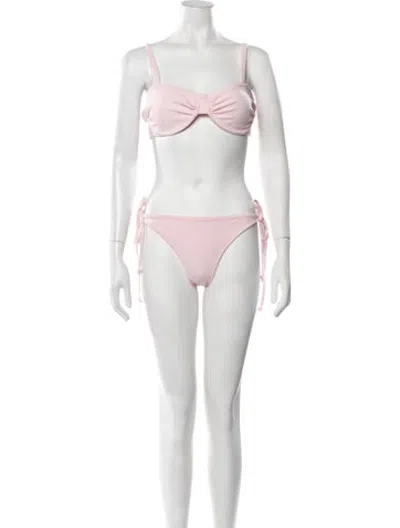 Pre-owned Loveshackfancy Bikini W/ Tags In Pink