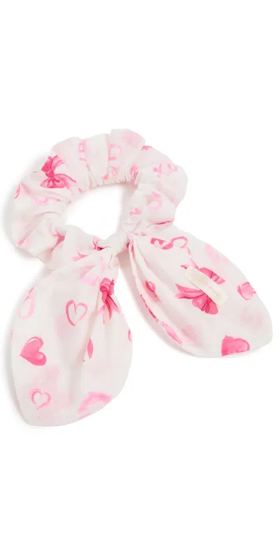 Loveshackfancy Bisous Scrunchie Rosey Dream