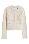 LOVESHACKFANCY LOVESHACKFANCY BLANCA TWEED CARDIGAN