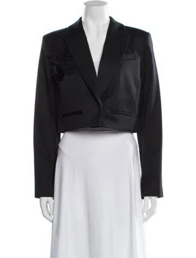 Pre-owned Loveshackfancy Blazer In Black