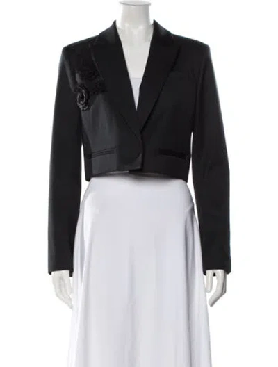 Pre-owned Loveshackfancy Blazer In Black