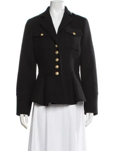 Pre-owned Loveshackfancy Blazer In Black