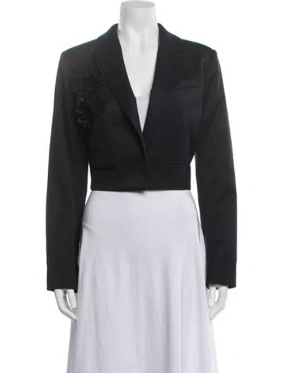 Pre-owned Loveshackfancy Blazer In Black