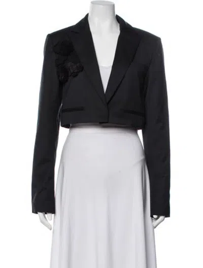 Pre-owned Loveshackfancy Blazer In Black