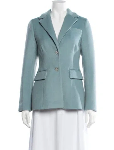 Pre-owned Loveshackfancy Blazer In Blue