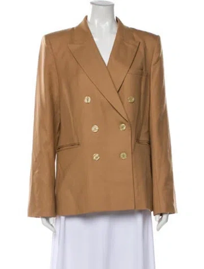 Pre-owned Loveshackfancy Blazer In Neutral