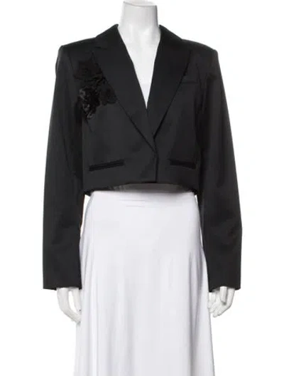 Pre-owned Loveshackfancy Blazer W/ Tags In Black