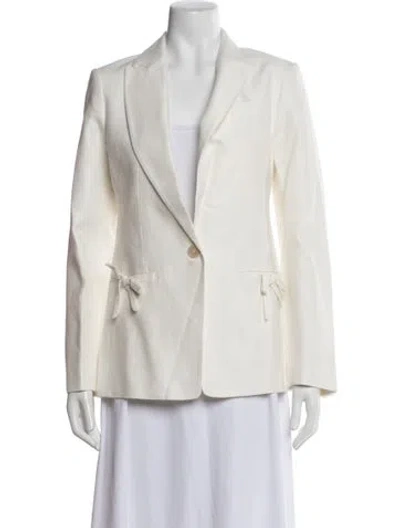 Pre-owned Loveshackfancy Blazer W/ Tags In Neutrals