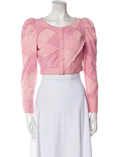 Pre-owned Loveshackfancy Bolero W/ Tags In Pink