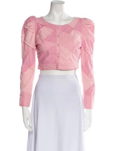 Pre-owned Loveshackfancy Bolero W/ Tags In Pink