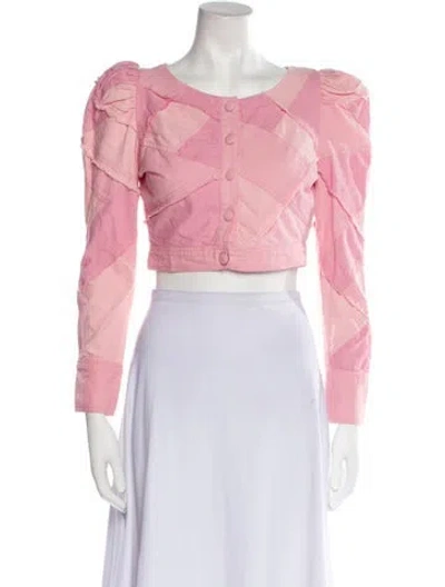 Pre-owned Loveshackfancy Bolero W/ Tags In Pink