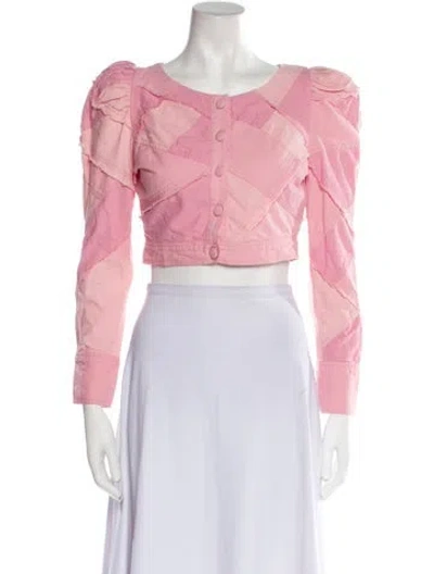 Pre-owned Loveshackfancy Bolero W/ Tags In Pink