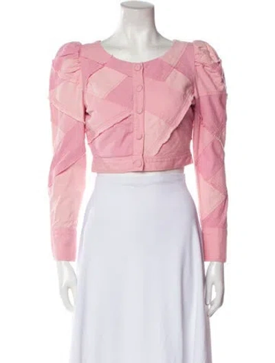 Pre-owned Loveshackfancy Bolero W/ Tags In Pink