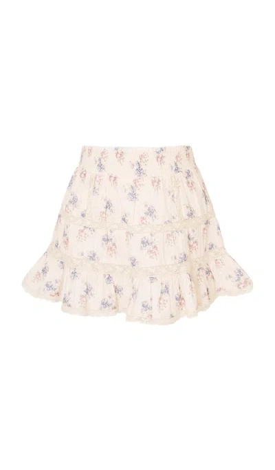 Loveshackfancy Bradie Tween Skirt In Multi